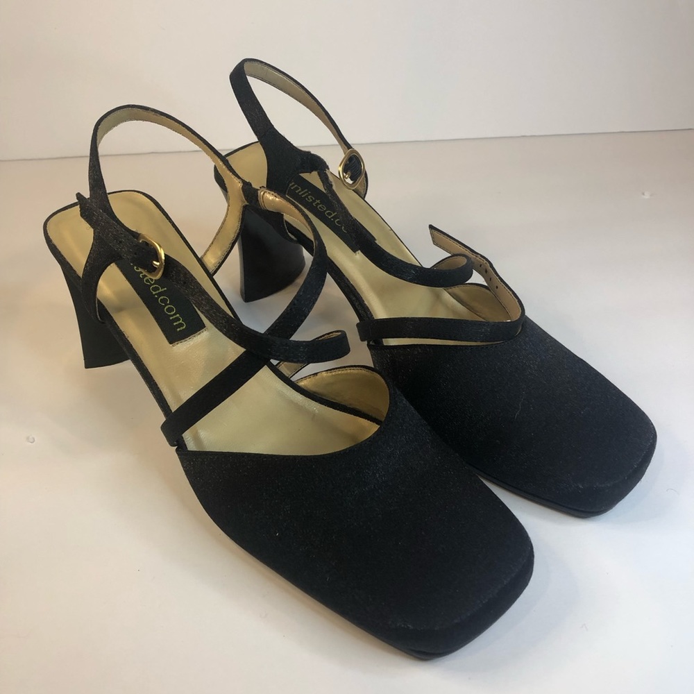 Black Strappy Heels